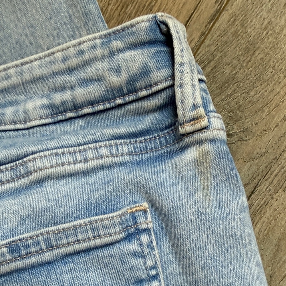GAP Light Blue Ripped Skinny Jeans - Picture 7 of 9